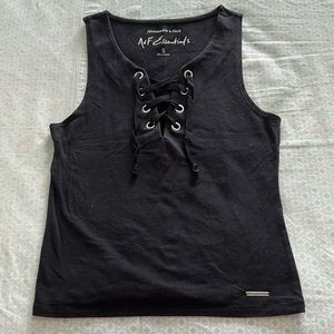 Abercrombie & Fitch Black Tank Top
